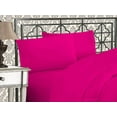 thumbnail image 1 of Elegant Comfort 4-Piece Bed Sheet Set Three-Line Design 1500 Series Quality Microfiber - Wrinkle and Fade Resistant - Deep Pocket, Twin, Pink, 1 of 5