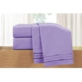 thumbnail image 1 of Elegant Comfort 4 Piece Bed Sheets Full Purple Texture 1500 Thread Count Polyester, 1 of 4