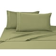 thumbnail image 1 of Elegant Comfort 4 Piece Bed Sheets Polyester King Green Solid 1500 Thread Count, 1 of 3