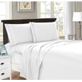 thumbnail image 1 of Elegant Comfort 1500 Series 4-Piece Smart Sheet Set with Side Storage Pockets, King, White, 1 of 5