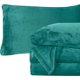 thumbnail image 1 of Elegant Comfort 4-Piece Velvet Plush Flannel Sheet Set Velvet Flannel Fleece Deep Pocket Sheet Set, 1 of 7