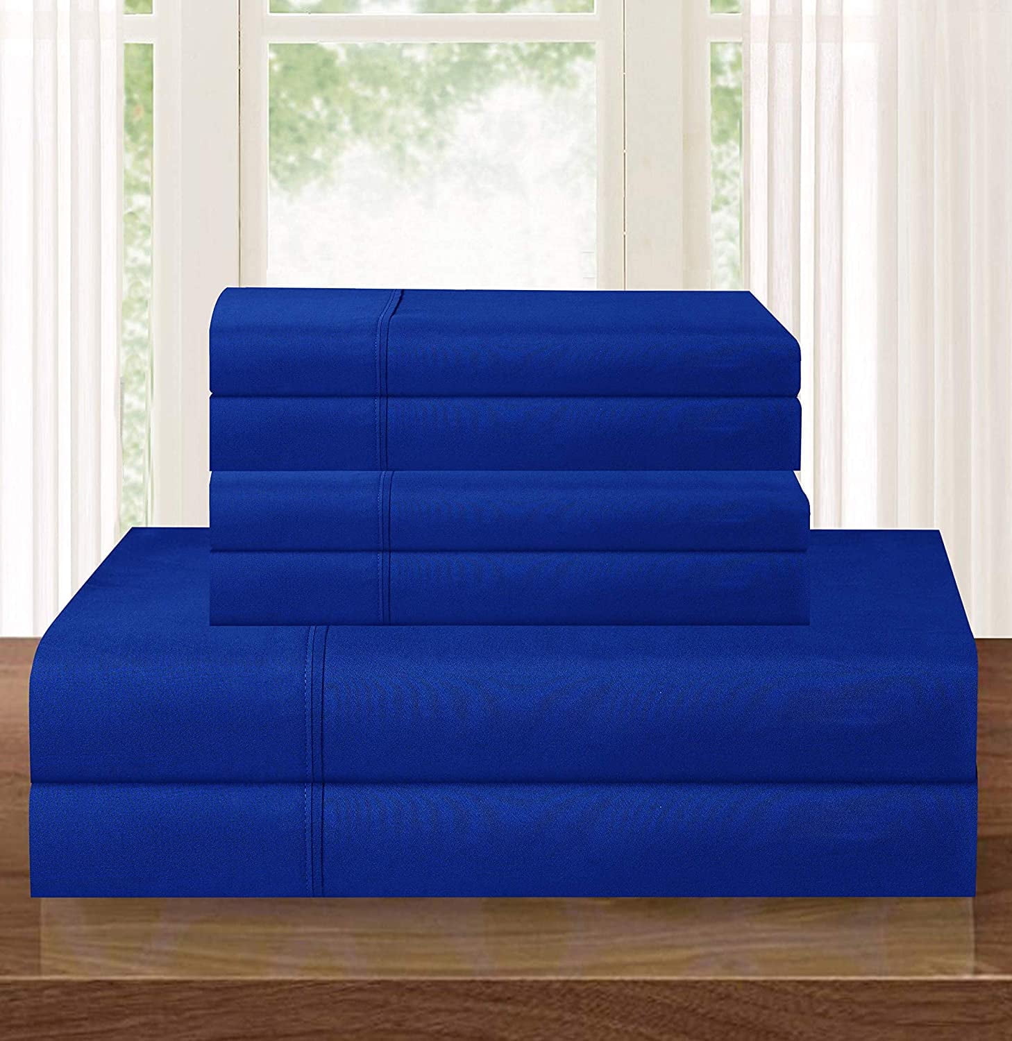 Elegant Comfort 5-piece Split Bed Sheet Set - Adjustable Bed Sheets ...