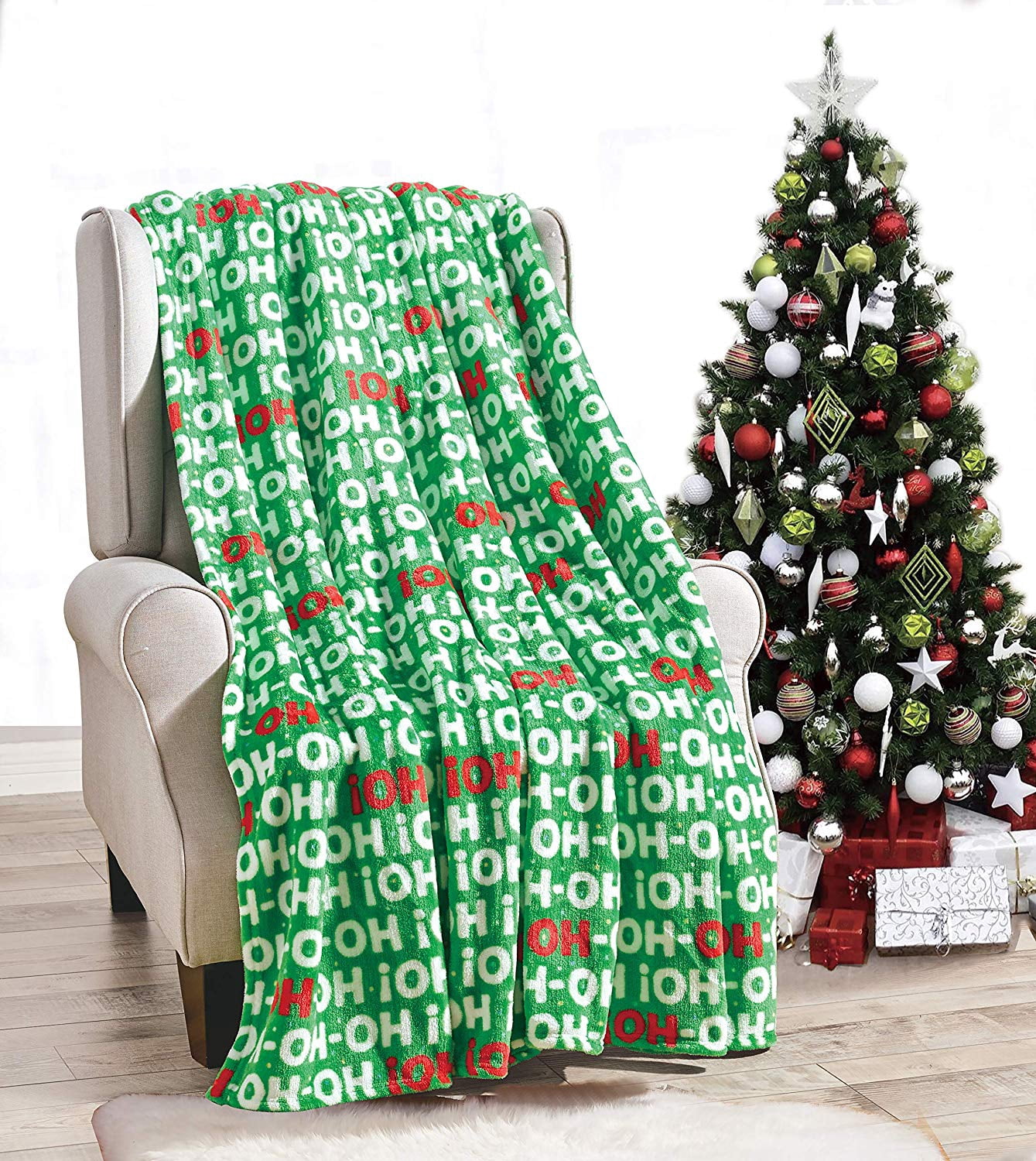 Elegant Comfort 50 x 60 Blanket Gift Christmas Throw
