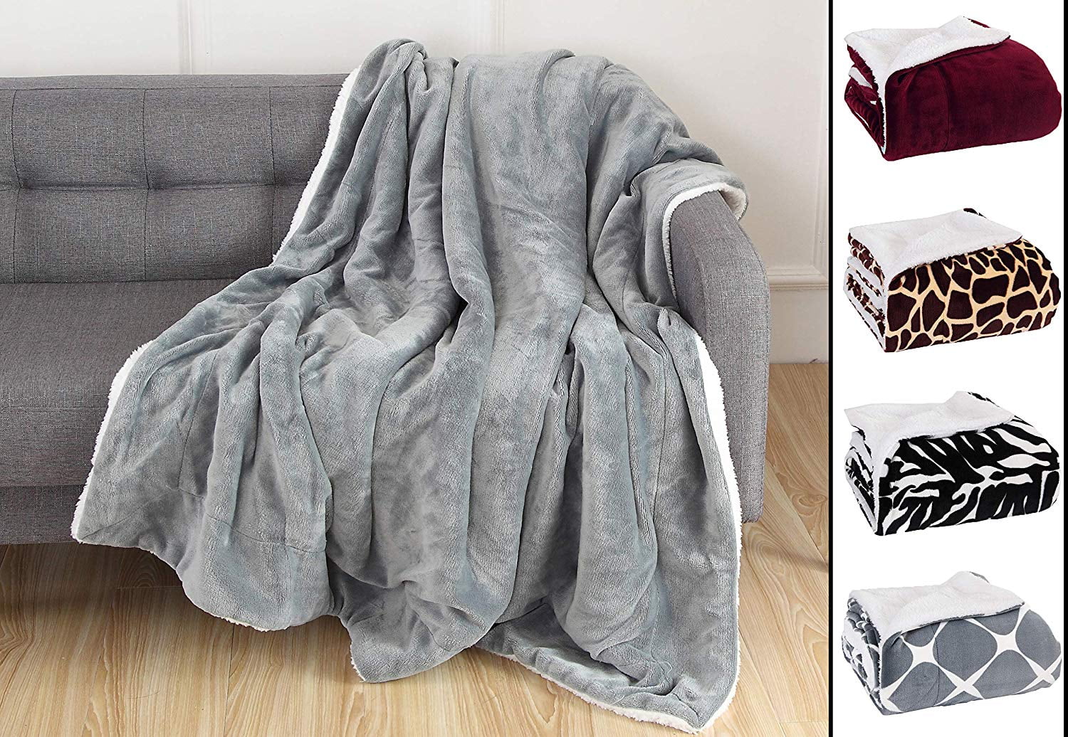 Elegant Comfort 50 x 60 Blanket Gift Christmas Throw