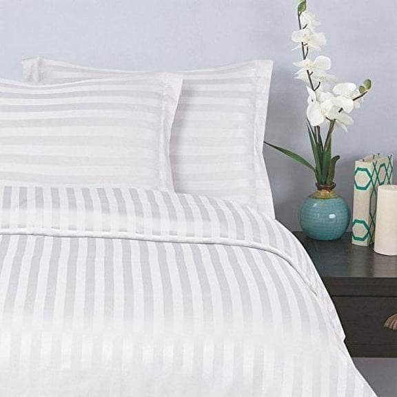 Elegant Comfort 6 Piece Bed Sheets Polyester California King White Solid 1500 Thread Count
