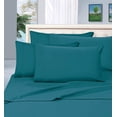 thumbnail image 1 of Elegant Comfort 6 Piece Bed Sheets Polyester King Blue Solid 1500 Series, 1 of 4