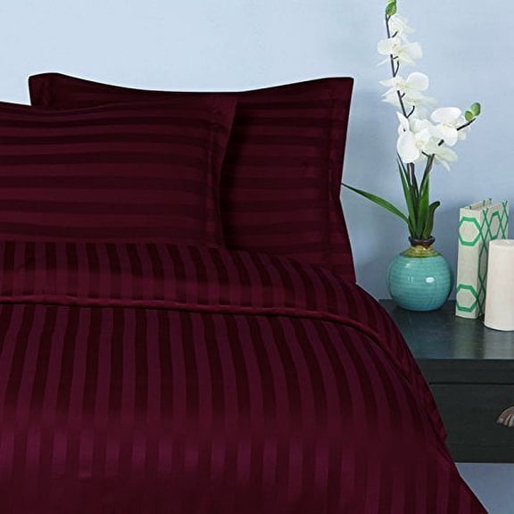 Elegant Comfort 6 Piece Bed Sheets Polyester King Red 1500 Thread Count
