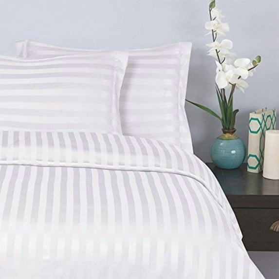 Elegant Comfort 6 Piece Bed Sheets Polyester Queen White 1500 Thread Count