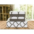 thumbnail image 1 of Elegant Comfort 6 Piece Bed Sheets Polyester Twin/Twin Xl Quatrefoil White Quatrefoil, 1 of 5