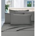 thumbnail image 1 of Elegant Comfort 6 Piece Wrinkle Resistant Polyester 1500 Series Sheet Set King Gray, 1 of 3