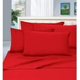 thumbnail image 1 of Elegant Comfort 6 Piece Wrinkle Resistant Series Bed Sheet Set, King, Red, 1 of 1