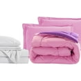 thumbnail image 1 of Elegant Comfort 7-Piece Bed-in-a-Bag Comforter & Sheet Set- Luxury 1500 Thread Count 7-Piece Twin XL Size Bed-in-a-Bag, Cozy Bed Sheets and Comforter Set, Wrinkle and Stain Resistant, Pink/Purple, 1 of 5