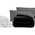 thumbnail image 1 of Elegant Comfort 7-Piece Bed-in-a-Bag Comforter & Sheet Set- Luxury 1500 Thread Count 7-Piece Split King Size Bed-in-a-Bag, Cozy Bed Sheets and Comforter Set, Wrinkle and Stain Resistant, Black/Gray, 1 of 5