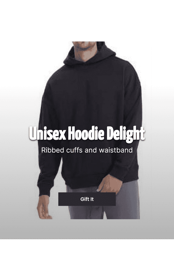 All Gender Oversize Pull Over Hoodie Sweatshirt, Men's Sizes XL