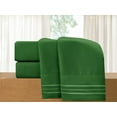 thumbnail image 1 of Elegant Comfort Bed Sheet Set Soft 1500 Series Sheet set, Full, Hunter Green, 1 of 4
