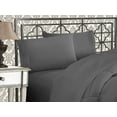 thumbnail image 1 of Elegant Comfort Bedding 4 Piece Bed Sheet Set 1500 Series Wrinkle Free with Deep Pockets , Queen, Gray, 1 of 5