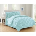 thumbnail image 1 of Elegant Comfort Blue 6 Piece Bed in a Bag Comforter Set with Sheets, Twin/Twin XL, 1 of 3