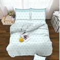 thumbnail image 1 of Elegant Comfort Cube 6 Piece Bed Sheets Polyester Full Blue 1500 Thread Count, 1 of 2