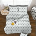 thumbnail image 1 of Elegant Comfort Cube 6 Piece Bed Sheets Polyester Full Gray 1500 Thread Count, 1 of 5