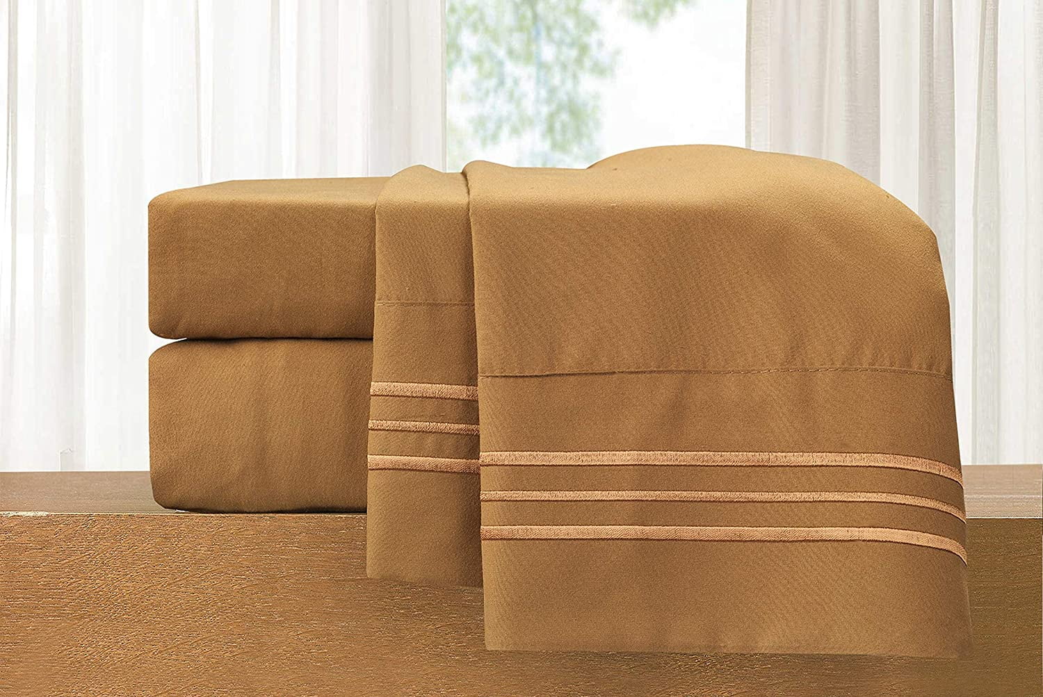 Elegante Comfort 4-PACK Almofadas Sólidas 1500 Thread Count