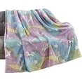 thumbnail image 1 of Elegant Comfort Glow in the Dark Lightweight Throw Blanket - Soft, Fuzzy and Cozy Luminous Blanket - All Season Decorative Perfect Gift for Kids Throw Blankets, 50 X 60 inches, Glow Unicorn, 1 of 7