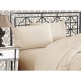 thumbnail image 1 of Elegant Comfort Holiday Gift Bedding 1500 Series Sheet set , Split King, Cream/Tan, 1 of 5