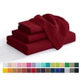 thumbnail image 1 of Elegant Comfort Hotel Luxury Microfiber 4-Piece Pillowcase Set, Queen, Merlot, 1 of 7