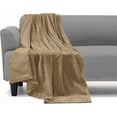 thumbnail image 1 of Elegant Comfort Lightweight Printed Throw Blanket- All Season, Soft, Cozy and Plush- Decorative Throw Blankets, Perfect for Lounging, 50 x 70 inches, Chevron Mocha, Throw Blanket, 1 of 6