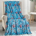 thumbnail image 1 of Elegant Comfort Lightweight Printed Throw Blanket- All Season, Ultra Soft, Cozy and Plush- Decorative Throw Blankets, Perfect for Lounging, 50 x 60 inches, Mermaid, Throw Blanket, 1 of 3