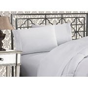 Elegant Comfort Luxurious 1500 Thread Count Red Queen Microfiber Embroidered 4-Piece Bed Sheet Set