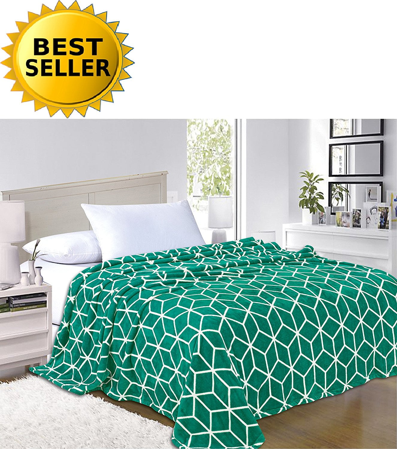 King Turquoise Micro-Fleece Ultra Plush Blanket