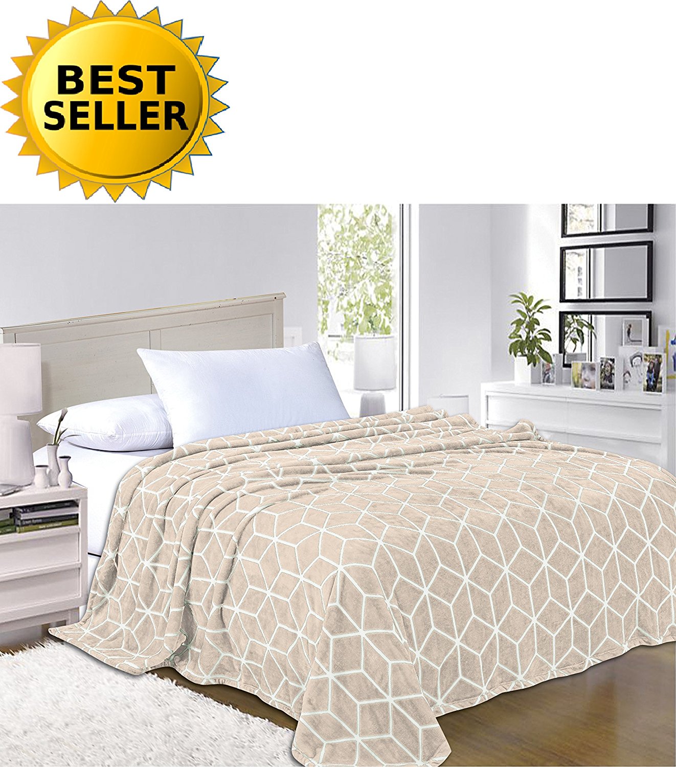 Intelligent Design Microlight Plush Oversized Blanket Pink Twin/Twin XL