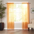 thumbnail image 1 of Elegant Comfort Luxury Sheer Curtains, Window Treatment Curtain Panels with Rod Pocket for Kitchen, Bedroom and Living Room (40 x 84 inches Long, Set of 2), 1 of 4