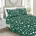 thumbnail image 1 of Elegant Comfort Luxury Soft Bed Sheets Holiday Pattern 1500 Series Microfiber-Softness Wrinkle and Fade Resistant (6-Piece) Bedding Set, Twin XL, Hunter Green Christmas Tree, 1 of 5