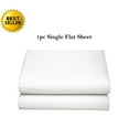 thumbnail image 1 of Elegant Comfort® Luxury Ultra Soft Single Flat Sheet High Quality Special Treatment Construction Twin, White, 1 of 6