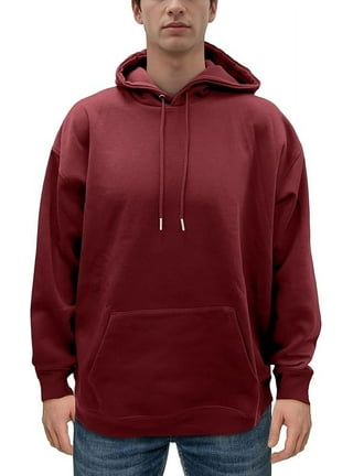 Shop Burgundy Sweatshirts for Men with Comfortable Casual Styles