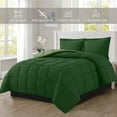thumbnail image 1 of Elegant Comfort - NEW - 3-Piece Reversible Comforter Set, All Season Suitable, Box-Stitched Down Alternative, Twin/Twin XL, Green/Sage, 1 of 6