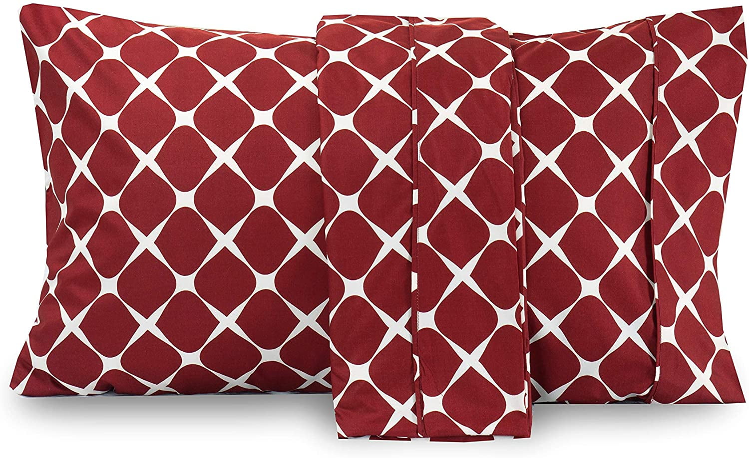 Elegant Comfort Pattern Printed Pillowcases 2Piece Set Egyptian