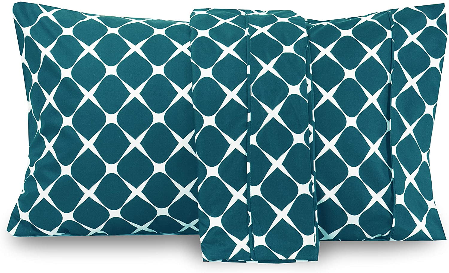 Elegant Comfort Pattern Printed Pillowcases 2Piece Set Egyptian