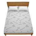 thumbnail image 1 of Elegant Comfort  Premium Bamboo 100% Waterproof Fitted Mattress Protector Gray Twin, 1 of 5