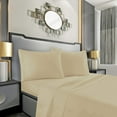 thumbnail image 1 of Elegant Comfort® Silky-Soft 1800 Series - Wrinkle-Free 4-Piece Bed Sheet Set, Deep Pocket up to 16 inch, Queen, Cream, 1 of 5