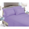 thumbnail image 1 of 1800 Series 4-Piece Bed Sheet Set, Deep Pocket up to 16 inch - Queen Lilac, 1 of 6