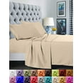 thumbnail image 1 of 1800 Series WrinkleFree 4Piece Bed Sheet Set, 16 inch Deep Pocket, Twin/Twin XL, Cream, 1 of 5