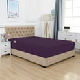 thumbnail image 1 of Elegant Comfort California King Fitted Sheet, 18" Deep Pocket Cooling Microfiber, Purple, 1 of 4