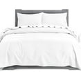thumbnail image 1 of Elegant Comfort Soft 4-Piece Cotton Flannel Sheet Set -Deep Pocket Fitted Sheet, Flannel Sheets - Full, White, 1 of 5