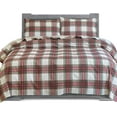 thumbnail image 1 of Elegant Comfort Soft 4-Piece Sheet Set - Deep Pocket Fitted Sheet, Soft, Cozy, Warm and Anti-Pill Flannel Sheets - Queen, Plaid Ivory, 1 of 4