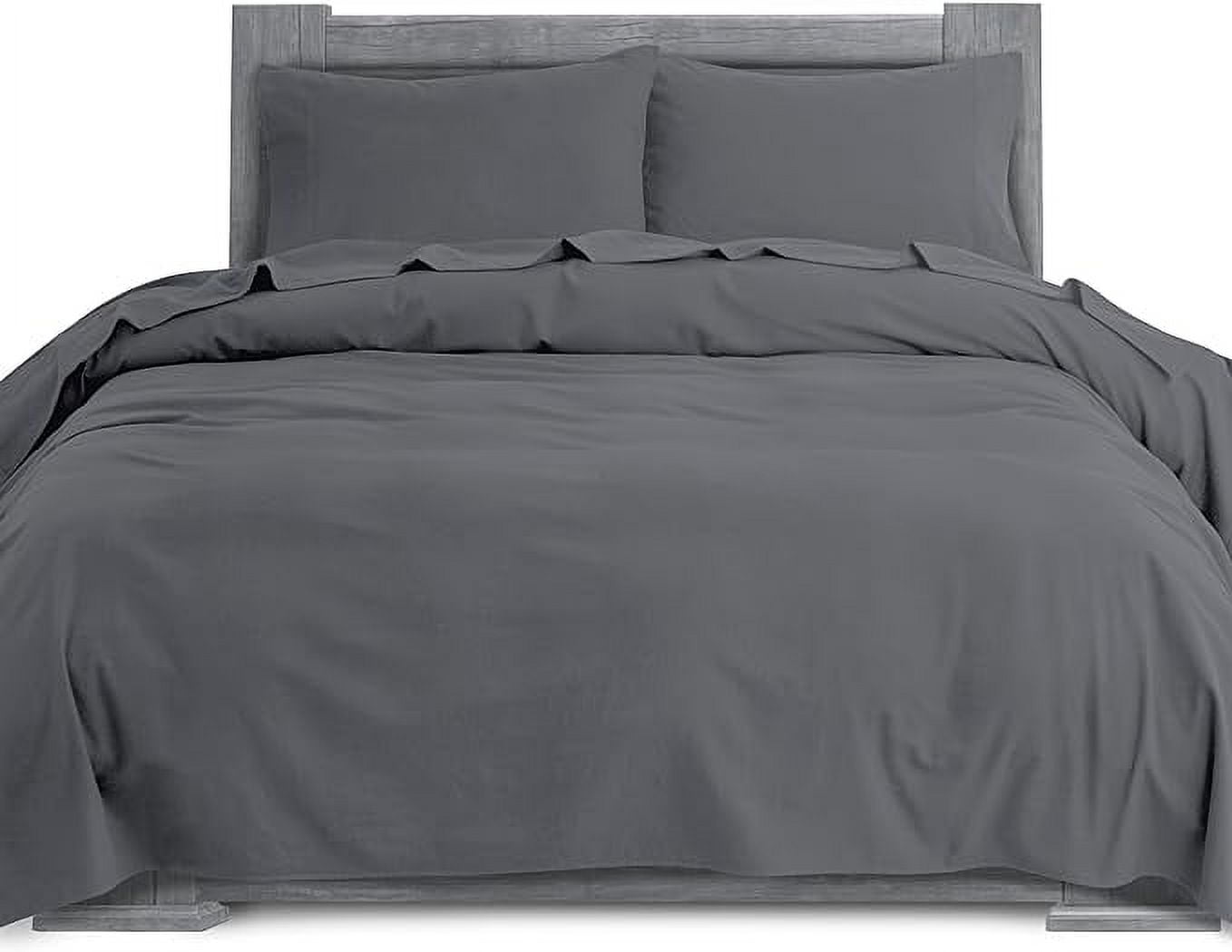 Elegant Comfort Soft 4Piece Sheet Set Deep Pocket Fitted Sheet, Soft