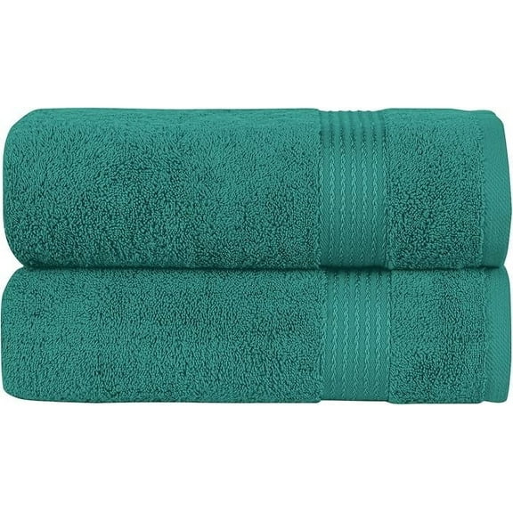 Elegant Comfort Towel Set - Soft, Highly Absorbent, Towels for Bathroom, Gym, Spa & Hotel - High-Quality Turkish Cotton Washcloths, Plush & Durable, Quick-Drying Turquoise