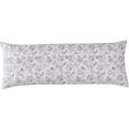 thumbnail image 1 of Elegant Comfort Ultra Soft Set of 2 Floral Pint Pillowcases - 1500 Series Hotel Quality Microfiber, Soft and Smooth Hidden Zipper Closure 2-Piece Pillow Covers - Body Pillowcase, Paisley Purple, 1 of 9