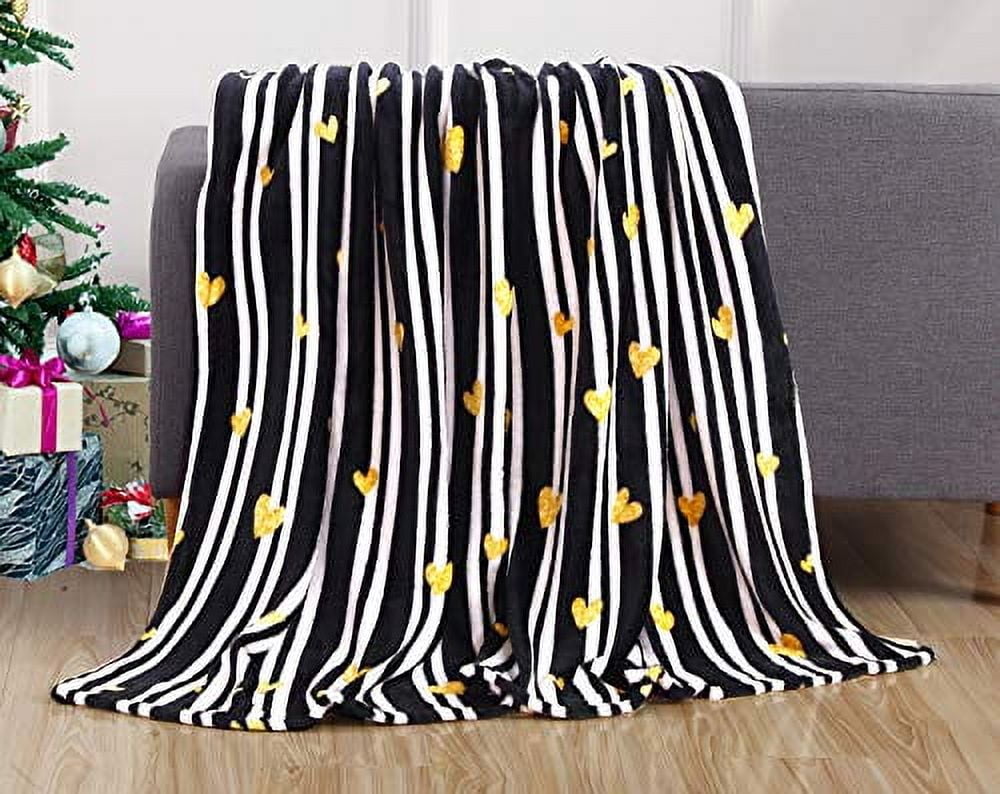 Couverture Noël Polaire Ultra Douce Elegant Comfort - Père Noël & Bonhomme De Neige Gris 127x152cm